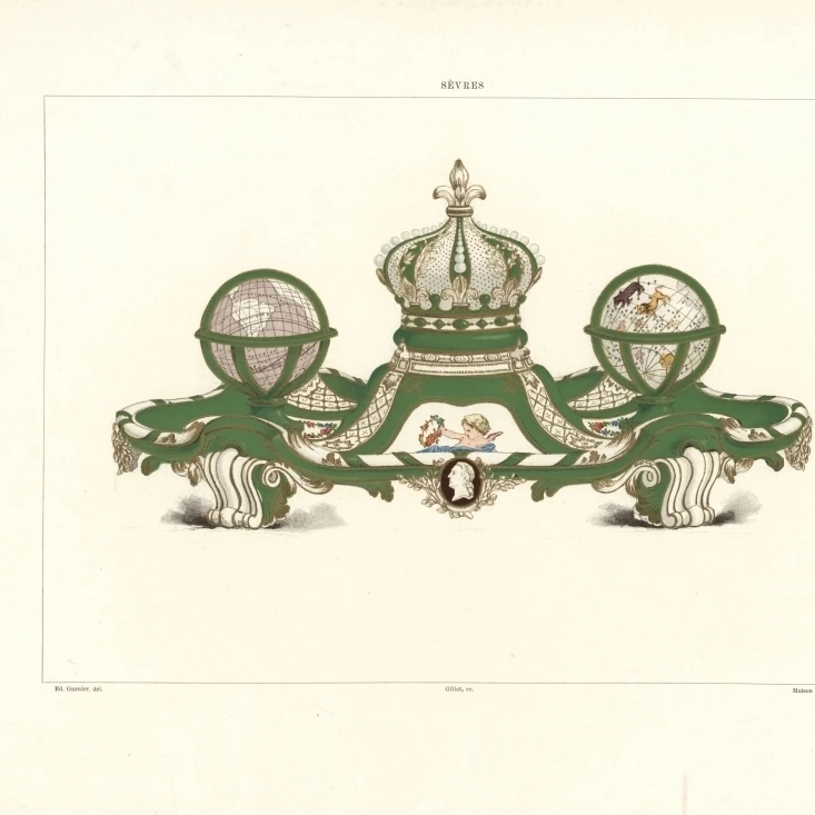 Ecritoire Given To Marie Antoinette By Louis Xvi Poster Print Florilegius Mary Evans (24 X 18) | Дом и сад