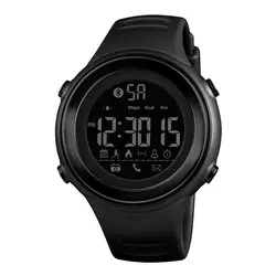 SKMEi Bluetooth умные часы мужские Шагомер Секундомер водостойкие спортивные часы цифровые светодиодные электронные часы 1396