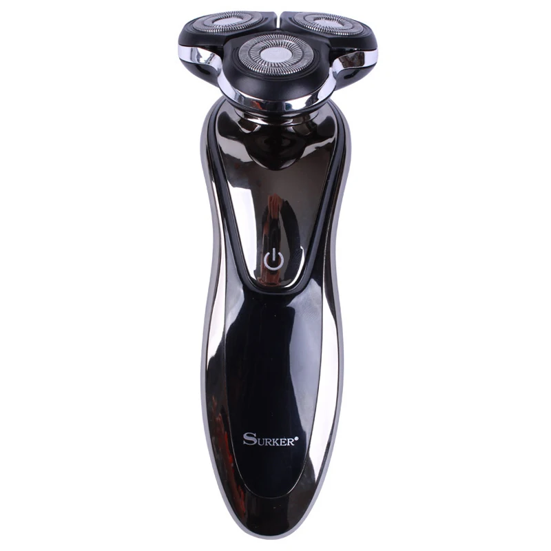 Surker Sk 320 двухцветная моющаяся Вращающаяся бритва с 3 головками перезаряжаемая