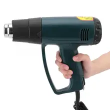 Горячий воздушный пистолет 2000 Вт 220 В ЕС Регулируемая температура электрическая термовоздуходувка горячий воздушный пистолет