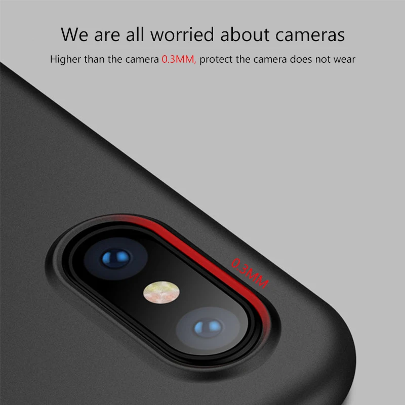 0 2 мм Матовый Прозрачный чехол для телефона iPhone 7 7Plus 8 5 6S X MAX Ультратонкий XR XS чехлы