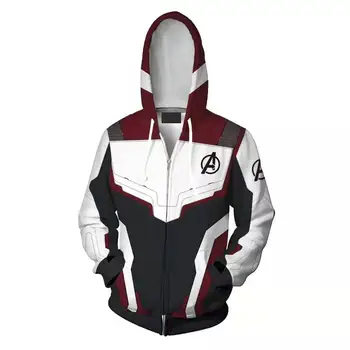 

Cosplay Costumes Hoodie Sweatshirt Jacket New 2019 Avengers Endgame Quantum Realm Advanced Tech