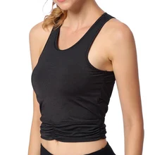 BINAND женский однотонный сексуальный бюстгальтер с открытой спиной, тонкий спортивный бюстгальтер для йоги, впитывающий пот, удобный жилет для пилатеса, майка для тренировок на открытом воздухе