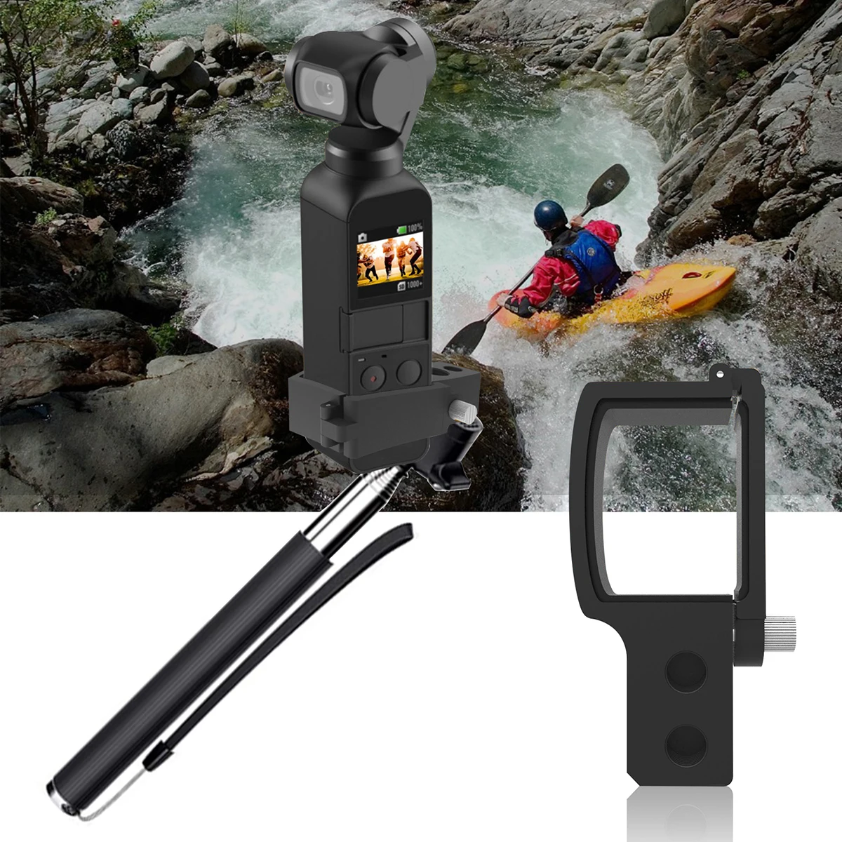 brand new Selfie Stick Pocket Handheld Selfie Sticks Extension Rod Holder for DJI OSMO camera tools 2019