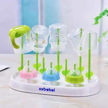 

Milk Bottles Drying Rack Baby Feeding Tableware Cleaning Dryer Cup Holder Nipple Shelf Baby Pacifier Feeding Dryer Cup Holder