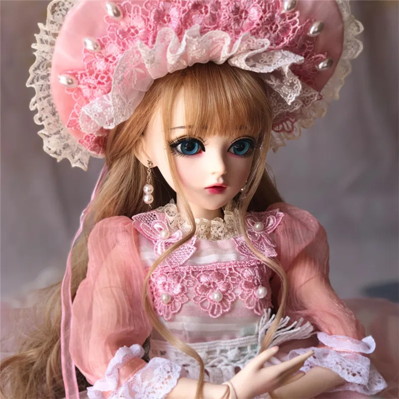 Кукла BJD для девочек 60 см макияж шарнирная игрушка с полным нарядом SD детей сделай