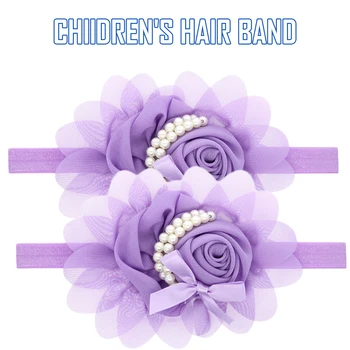 

Hair Bands Headband Kids Hair Accessories Baby Kids Girls Cute Rhinestone Unusual Angel Baby Pearl Flower Hairband