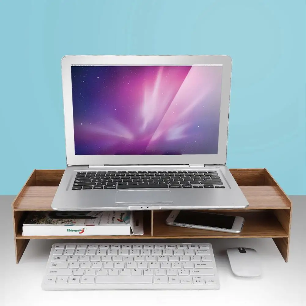 

Monitor Stand Computer Desktop Laptop Shelf Desk Table Bracket Holder Storage Rack 2019
