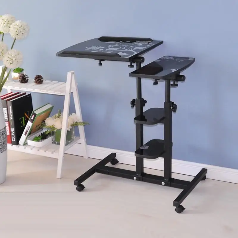 Tisch Tavolo Tafel صغيرة Pliante السرير الدائمة حامل Scrivania تابلو محمول السرير مكتب قابل للتعديل الكمبيوتر طاولة للدراسة