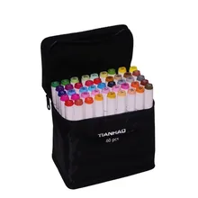 CHENYU 168 цветов художественные Маркеры Ручка на спиртовой основе двойная головка эскизные маркеры Кисть ручка для рисования манга дизайн за рубежом склад