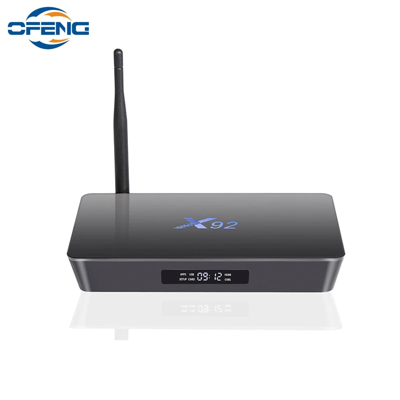 Смарт ТВ приставка X92 с восьмиядерным процессором Amlogic S912 5G Wi Fi 4K BT4.0 H.265