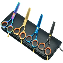 Профессиональные филировочные ножницы Meisha 5,5 дюймов для парикмахерских, японские ножницы 440c, парикмахерские инструменты для укладки HA0015