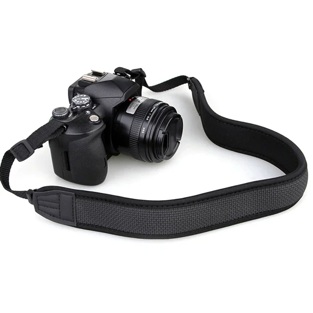 DSLR Camera Belt Wide Quick Release Black Neck Shoulder Strap for Canon