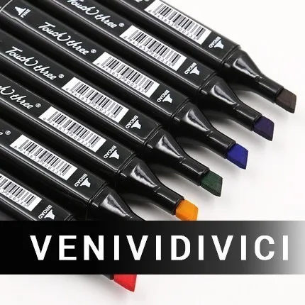 

Best Mark pen set alcohol oily double-headed marker anime hand-painted design painting 30/40/60/80 color