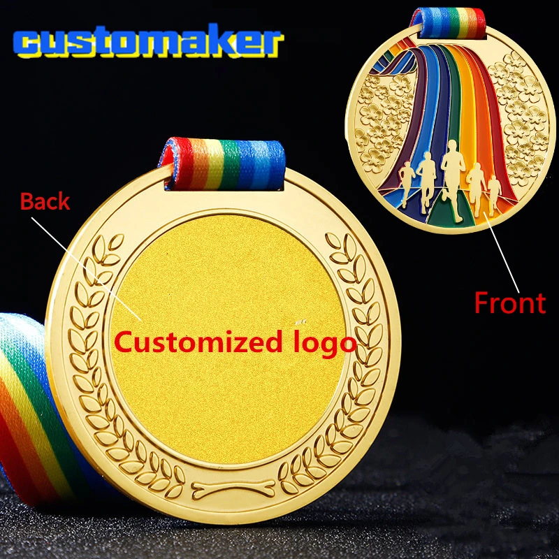 

10pcs custom made Marathon Race Medal Great Marathon Awards Prime Running award Races with Neck Ribbon engraving gift favors