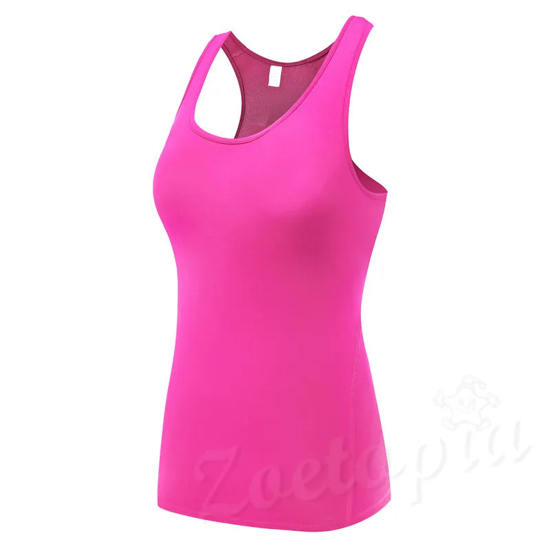 Женский спортивный жилет Professional Quick-drying fitness Tank Top Активные тренировки Yoga одежда футболка для тренировок и бега жилет