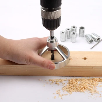 

9pcs Wood Drilling Tool Professional Accurate Rustproof Durable Alloy Hole Punch Tool Woodworking Tool for DIY Carpentry