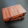 Angeln Locken Box Doppelseitige Tackle Box Angeln Locken Egi Tintenfisch Jig Pesca Zubehör Box Minnows Köder Angelgerät Containe|Angelköder| -