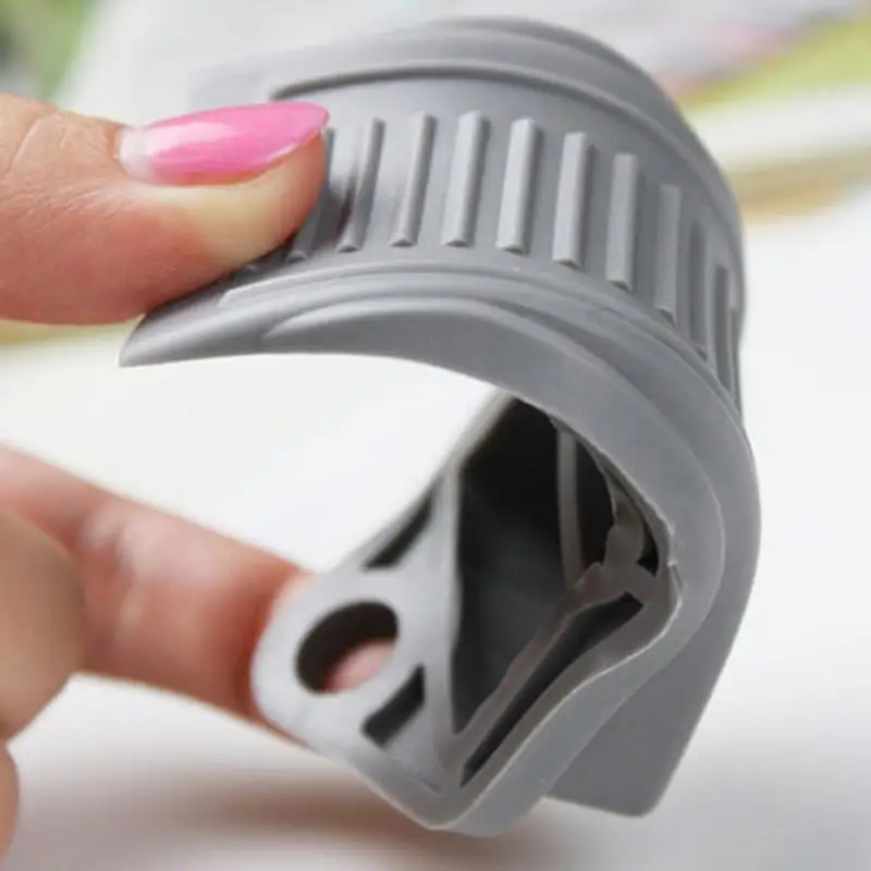 

2019 NEW 2pcs Decorative Door Stopper Door Stop Works On All Floor Surfaces Premium Rubber Door Stops Gray White