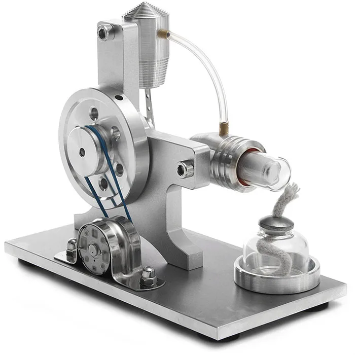 

DIY Stirling Engine Steam Machine Model Power Electric Generator Machine with LED Light Science Educational Toys for Children