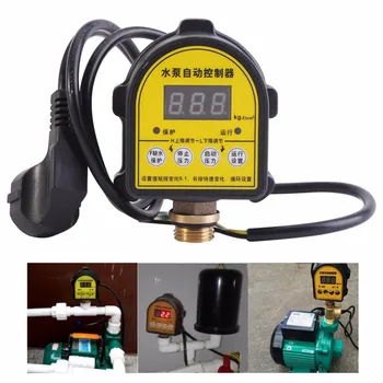 

Digital Automatic Air Pump Water Oil Compressor Pressure Switch Controller for Water Pump 220V 10A Functional 0-10 Bar