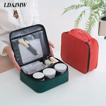 

LDAJMW Cosmetic Bag Home Travel Convenient Portable Storage Bag Large Capacity Cosmetic Storage Box Makeup Toiletries Organizer