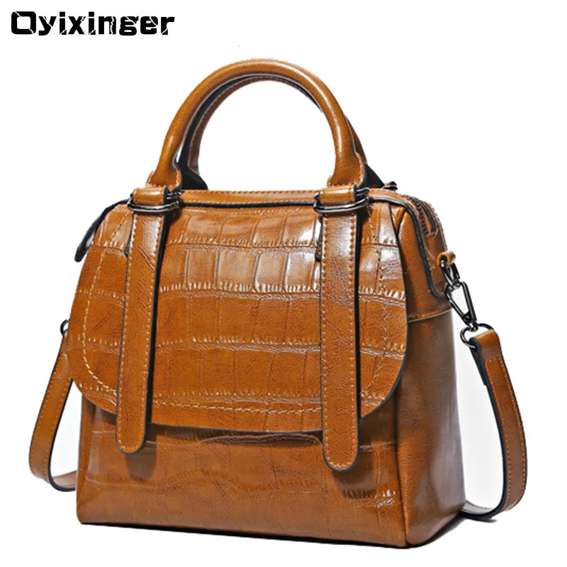 

2019 Casual Genuine Leather Handbags For Women Messenger Bags Designer Female Luxury Real Leather Handbag Crossbody Shoulder Bag