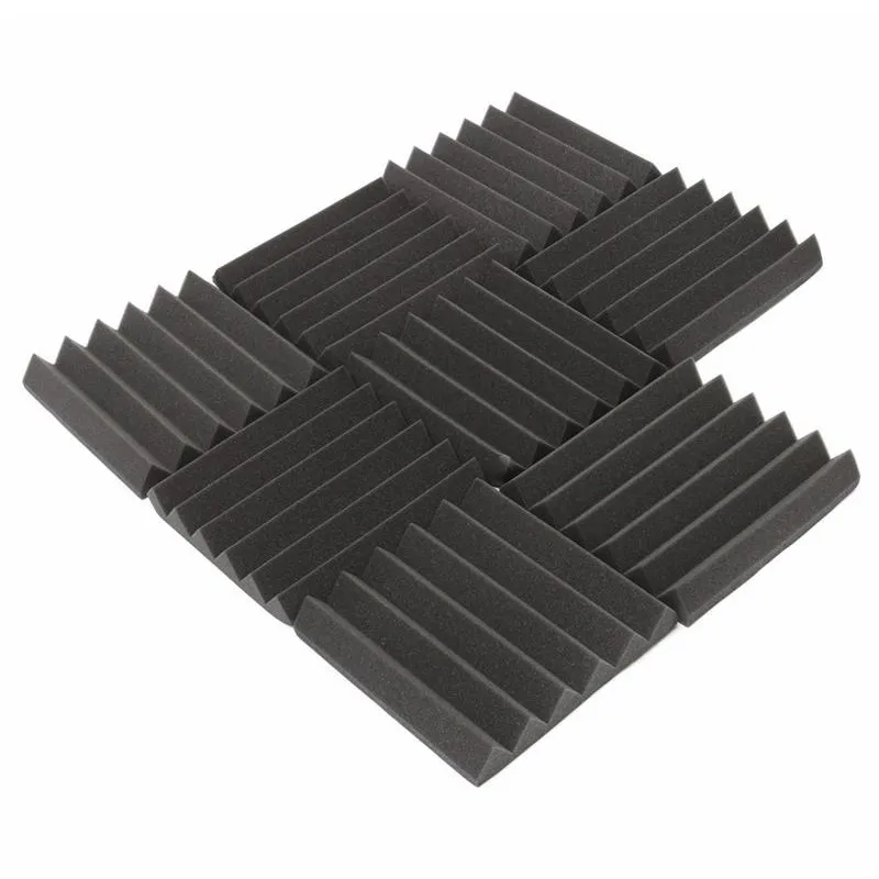 Goede IALJ Top 8 stks 305x305x45mm Geluidsisolatie Schuim Akoestisch Schuim Geluid Behandeling Studio Kamer Absorptie Wedge tegels Polyurethaan