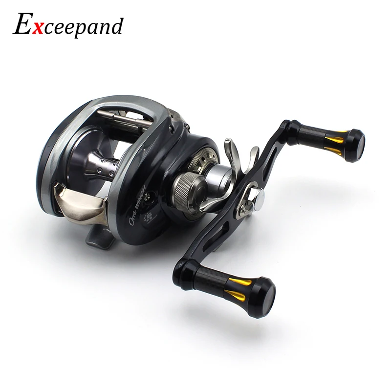 Exceepand Black Gold Carbon Fiber Tube Fishing Reel Handle for Abu Garcia Daiwa Casting Reel Grips Exceepand Black Gold Carbon Fiber Tube Fishing Reel Handle for Abu Garcia Daiwa Casting Reel Grips