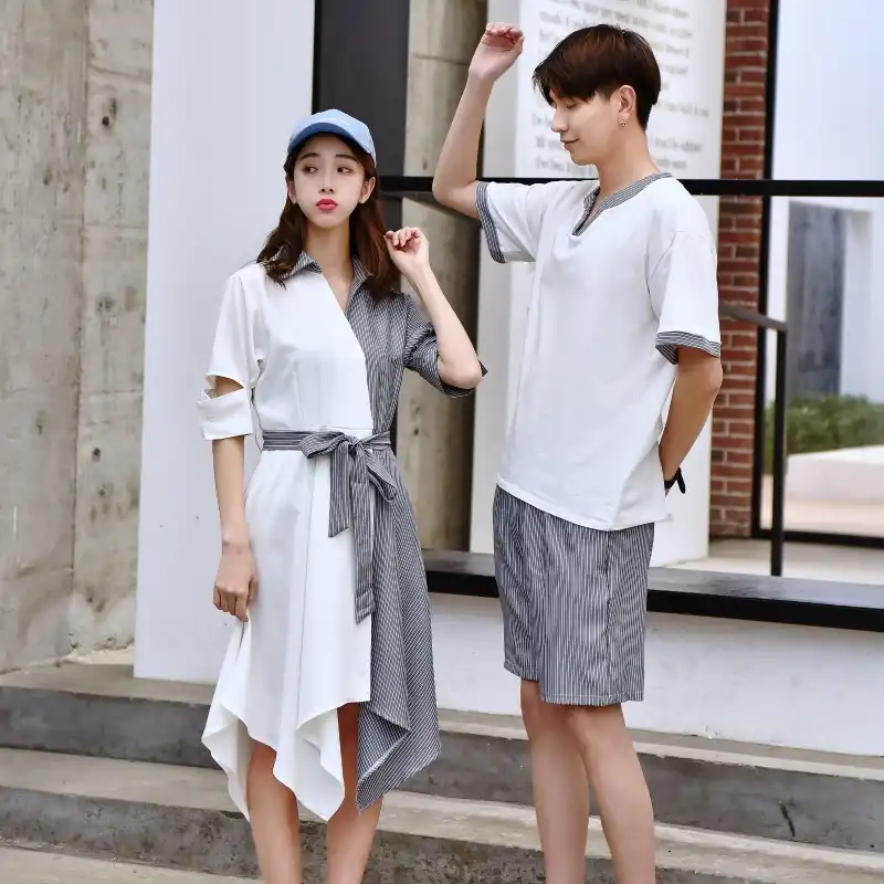 camisa e vestido para namorados