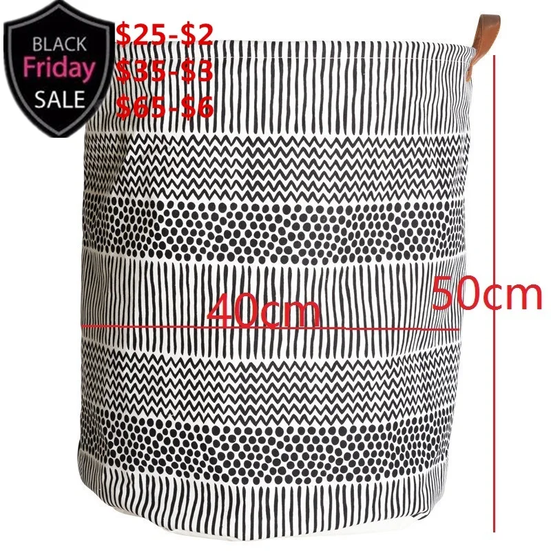 

Zakka Bathroom Laundry Hamper Clothing Laundry Baske Kids Toy Clothing Storage Bag Organizer Simple Eco-friendly Home Decoratio