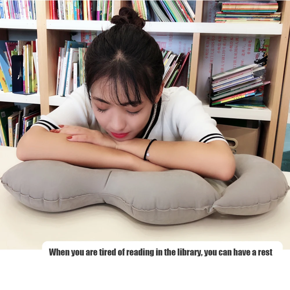 

Air Filled Pillow Travel Plane Sleeping Portable Neck Protector Pillows Outdoor Camping Pillow Outdoor Sleeping Travil Pillow