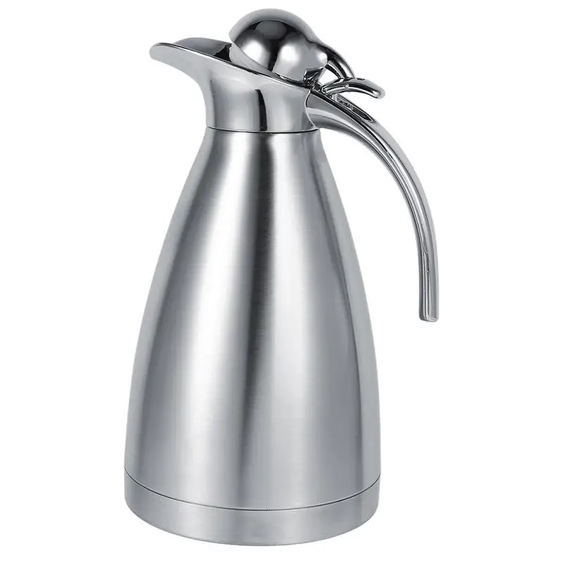 

Stainless Steel Coffee Pot Thermal Insulation Kettle Household Double Layer Cold Hot Water Vacuum Flask Mug