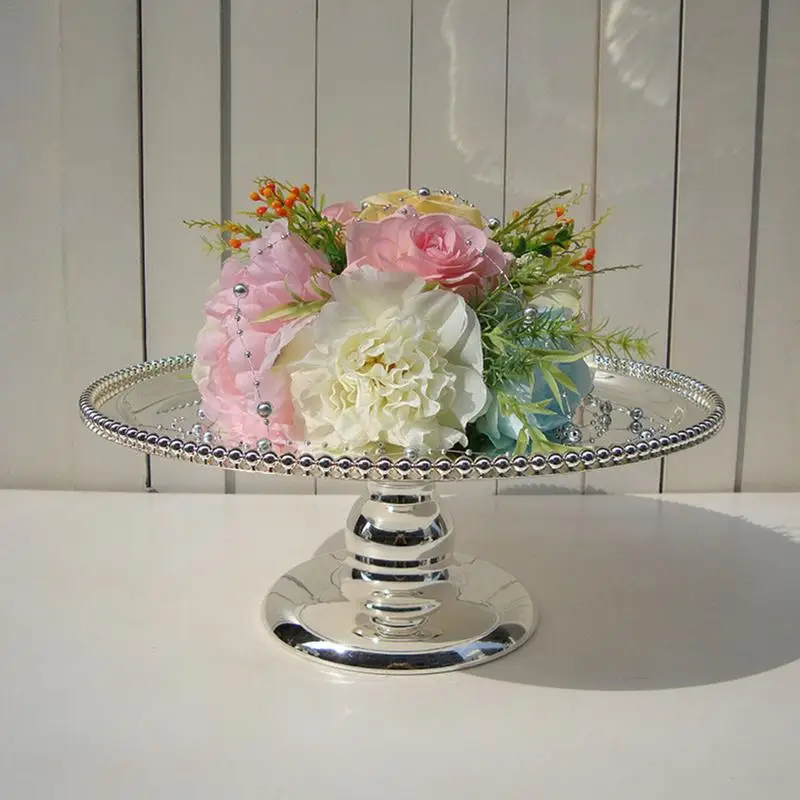 

European High-grade Metal Cake Cake Stand Plate Fruit Rack Cake Vertical Tray For Dessert Weddings Tea Parties Holiday Dinners