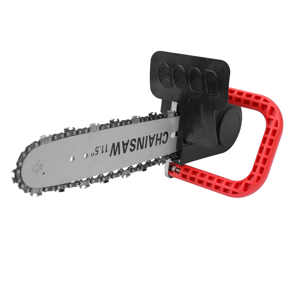 

11.5 Inch Chainsaw Bracket Refit Conversion Kit Electric Saw Parts Change Angle Grinder into Chain Saw Woodworking Power Tool
