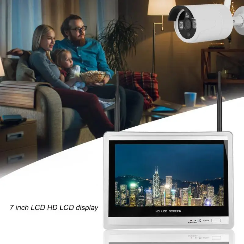 4 полосная Wi Fi HD камера ночного видения с экраном видео умный датчик для домашней