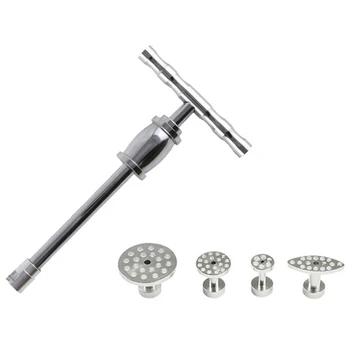 

AUTO -Auto Repair Tools Dent Removal Car Body Repair Kit Dent Puller Slide Hammer Reverse Hammer +4 Pcs Metal Tabs Suction Cup