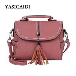 Yasicaidi 2019 новый дизайн модные роскошные из искусственной кожи для женщин Сумка Высокое качество Малый сумки кисточкой