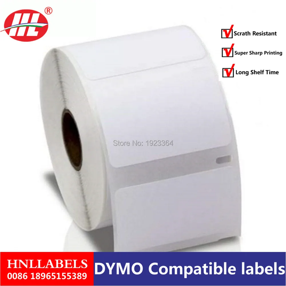 Совместимость с dymo 30334-2-1/" x 1-1/4" многоцелевые этикетки(1 рулон-1000 этикетки) 57 мм* 32 мм* 1000 этикетки