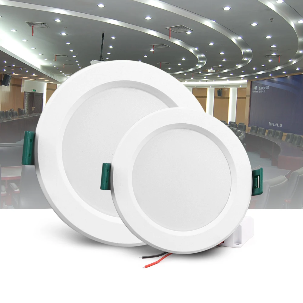 Светодиодный светильник DC/AC 12V 24V 36V 48V светодиодный потолочный 5W 9W 12W 15W 18W