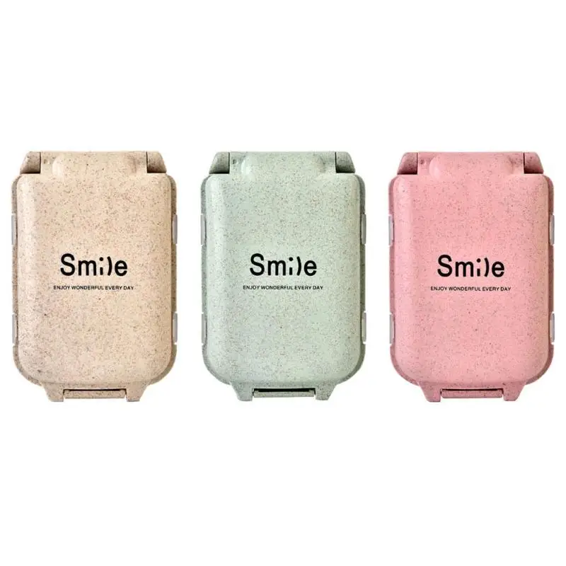 

Mini Pill Case Medicine Box 8 Grids Travel Home Pill Storage Container