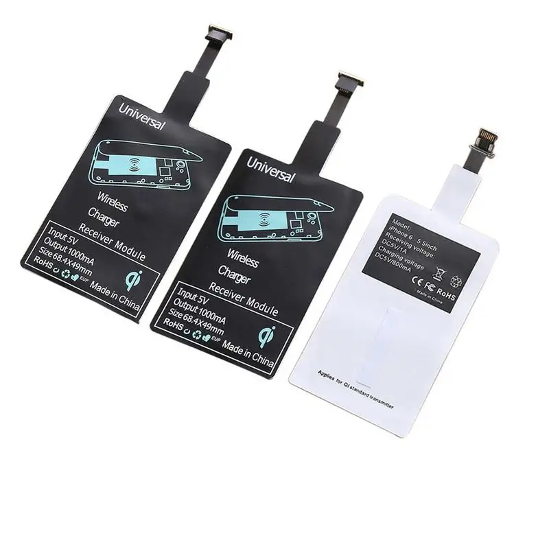 

QI Wireless Charger Receiver For iPhone for Samsung for Huawei Wireless Charging Receiver For Samsung Android Apple Smart Phones