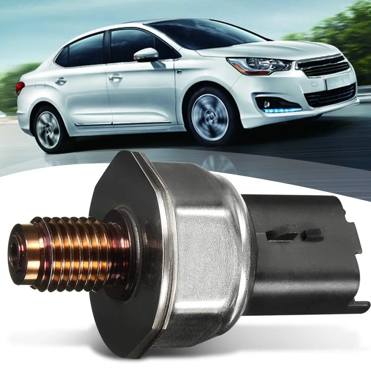 

#55PP06-03 New Oil Fuel Rail Pressure Sensor Regulator For Citroen for Peugeot 307 206 for Focus