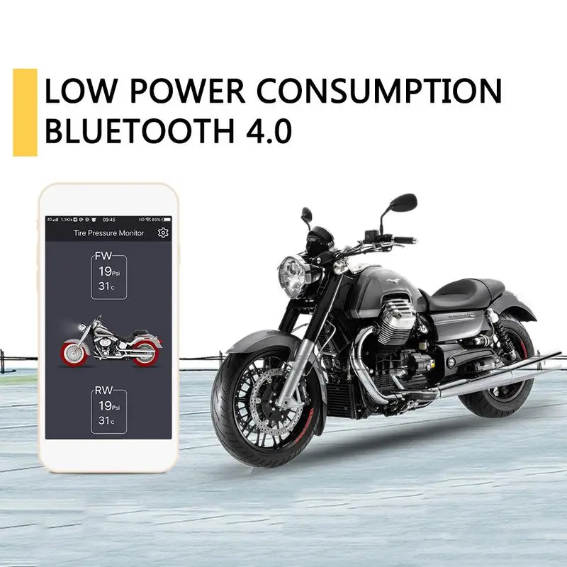 2019 Новейший автомобильный Bluetooth TPMS 4 внутренний/внешний датчик давления в шинах