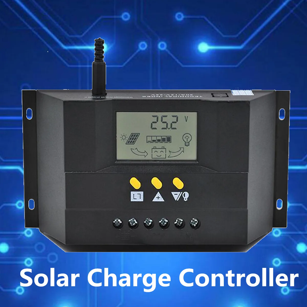 

30A LCD Display Solar Panel Charger Controller 12V /24V PWM Solar Battery Power Regulator Electrical Equipment Adjustable