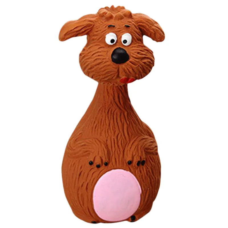 

Dog Toy Pet Chew Rubber Bell Squeaky Sound Toys For Dog Funny Games Interactive Bone Doggy Toy Dog Production