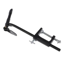 Fly Tying Vise Hard Jaws Rotating Fly Tying Tool Vice Flies Making DIY high quality fly tying vise with c clamp black handle steel stainless hard jaws rotary accessories fly fishing tying vice tool