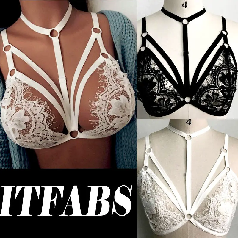 Summer New Womens Hollow Bralette Lace Satin Ladies Floral Bra Sets Lingerie Knicker Sleeveless Tube Tops Sexy