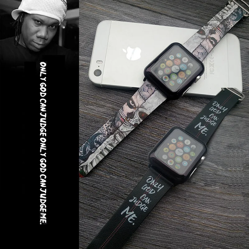 Ремешок из натуральной кожи для Apple Watch Series 4 браслет наручных часов 1 2 3 38 мм 42