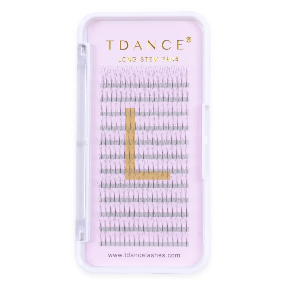 TDANCE 5 шт/лот удлинение ресниц Длинные Стволовые предварительно сделанные